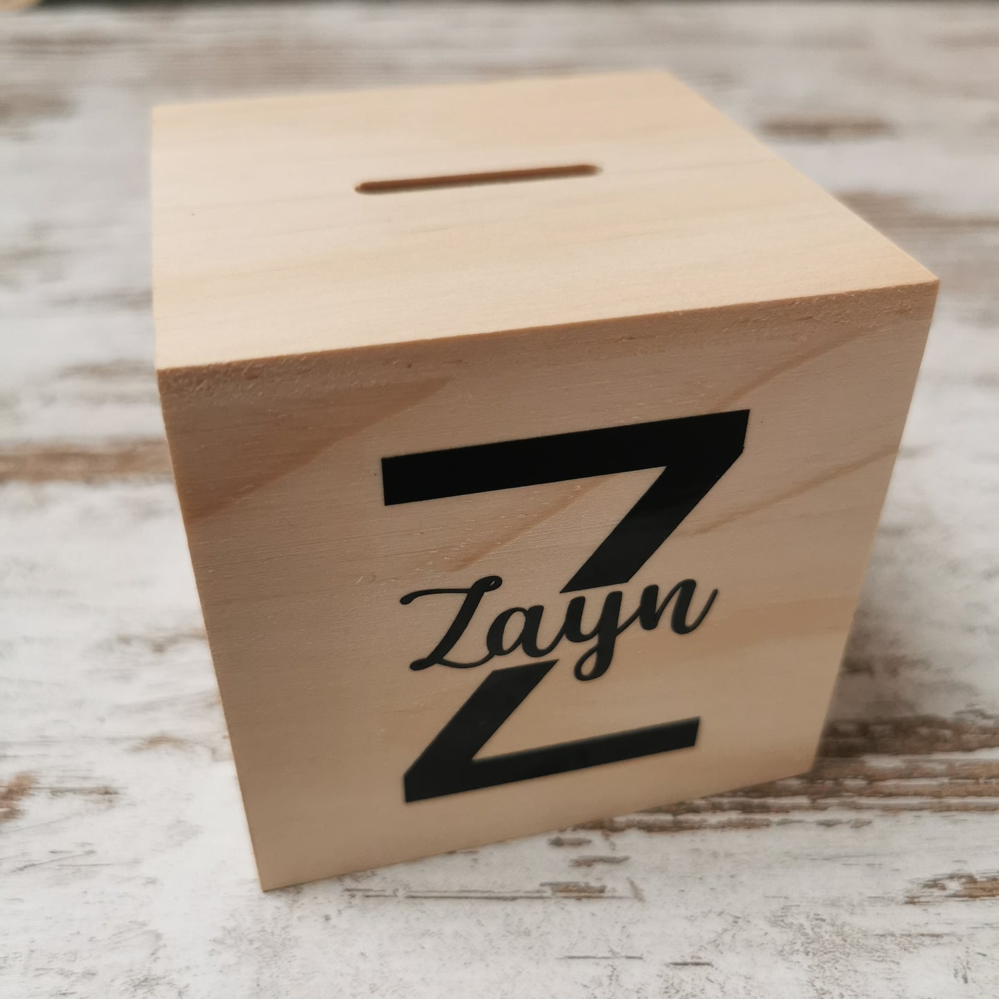 Zelf samenstellen - spaarpot met naam