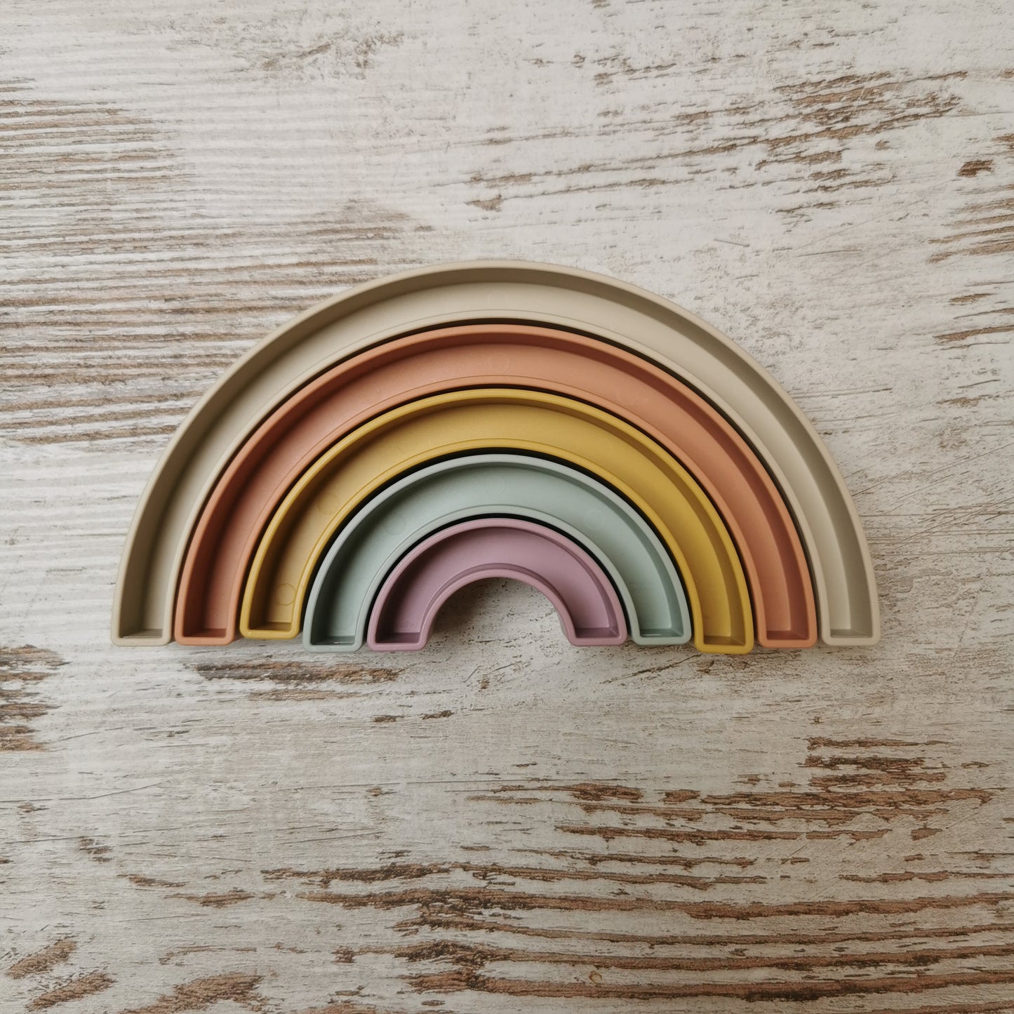 Stapeltoren regenboog Mushie