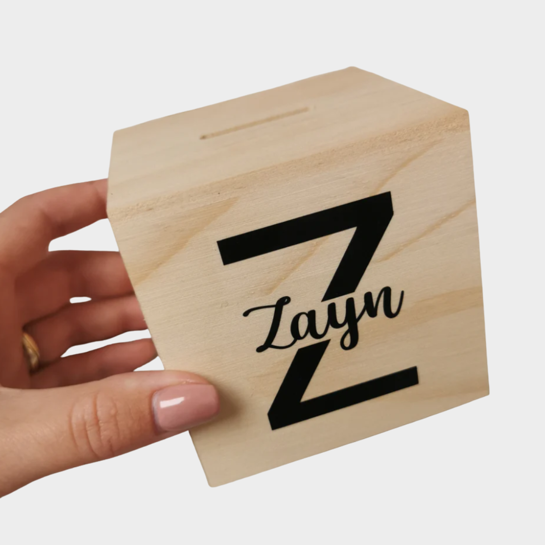 Zelf samenstellen - spaarpot met naam