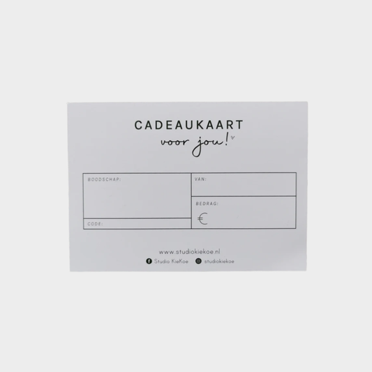 Cadeaubon €25,-