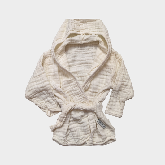 Badjasje hydrofiel off-white 86/92