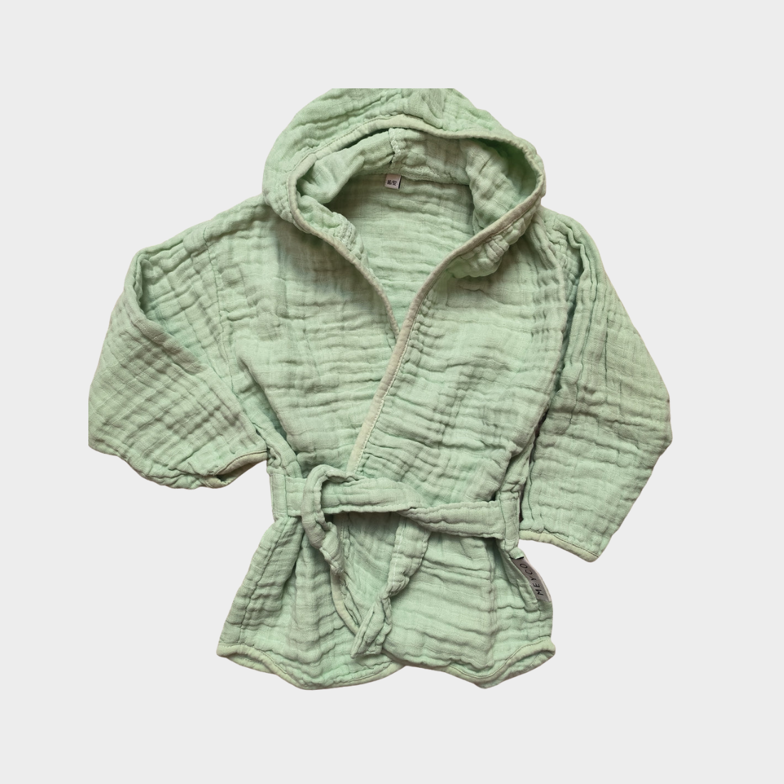 Badjasje hydrofiel groen 86/92