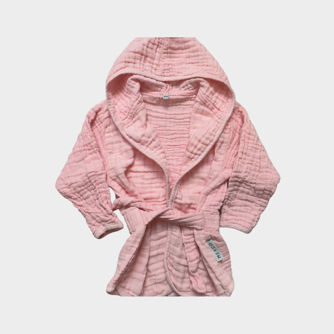 Badjasje hydrofiel roze 86/92