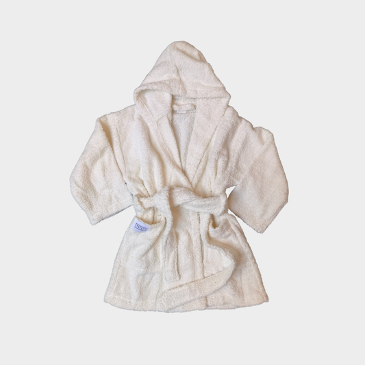 Badjasje off-white maat 86/92