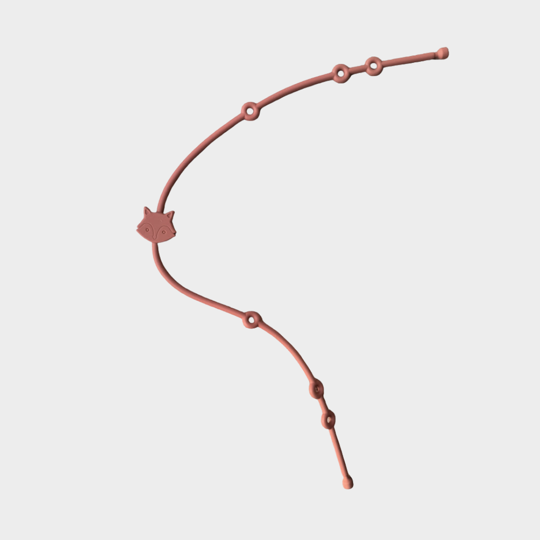 Bevestigingskoord vos