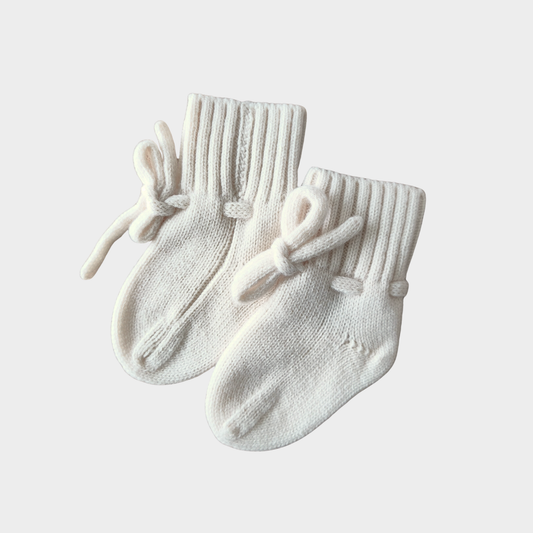 Merino wool sokjes off white